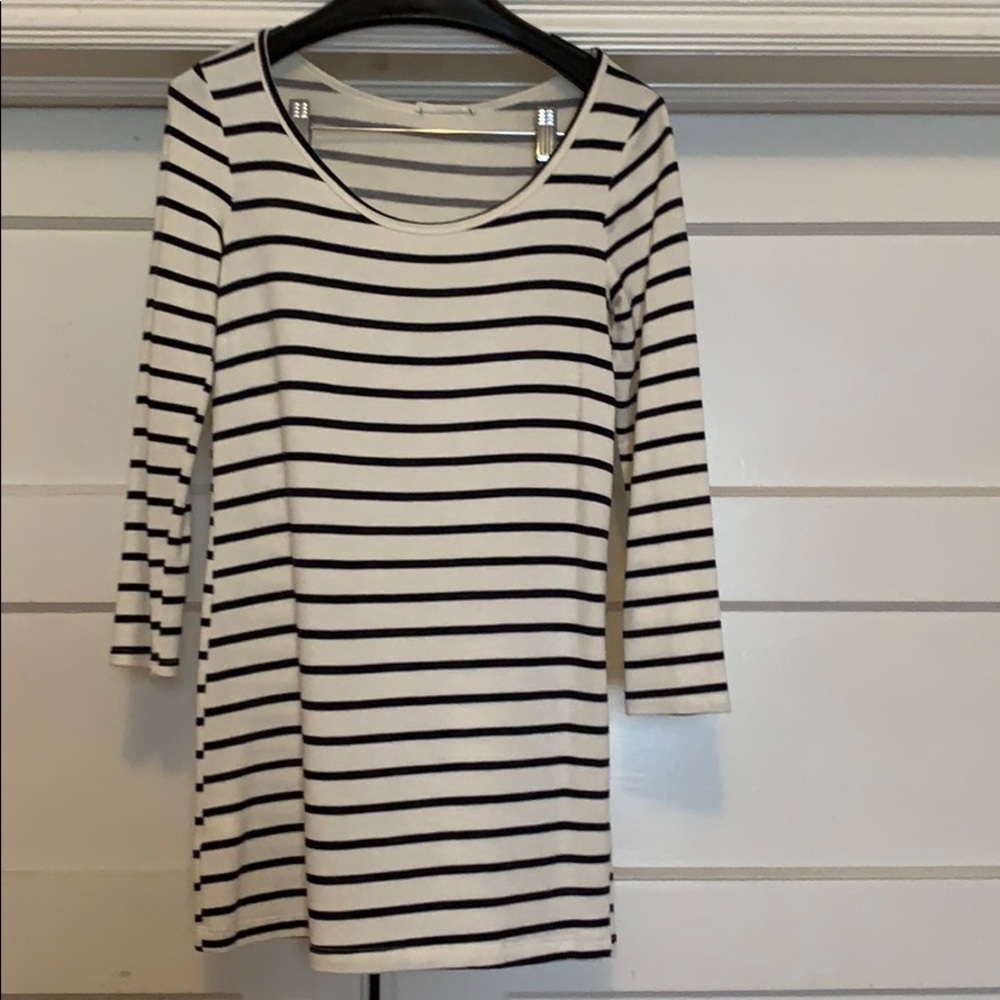 Lush Nordstrom  3/4 Sleeve Striped Dress size S